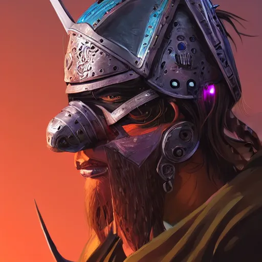 Image similar to cyberpunk viking helmet mask warrior goddess robot ninja fantasy, art gta 5 cover, official fanart behance hd artstation by jesper ejsing, by rhads, makoto shinkai and lois van baarle, ilya kuvshinov, ossdraws