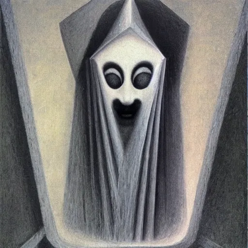 Prompt: pareidolia!!! by Remedios Varo