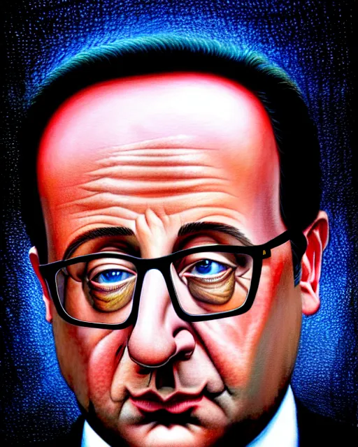 Prompt: hyperrealistic mixed media painting of François Hollande as Superlan, marvel, heroic pose, stunning 3d render inspired art by P. Craig Russell and Barry Windsor-Smith + perfect facial symmetry + dim volumetric lighting, 8k octane beautifully detailed render, post-processing, extremely hyperdetailed, intricate, epic composition, grim yet sparkling atmosphere, cinematic lighting + masterpiece, trending on artstation, very very detailed, masterpiece, stunning