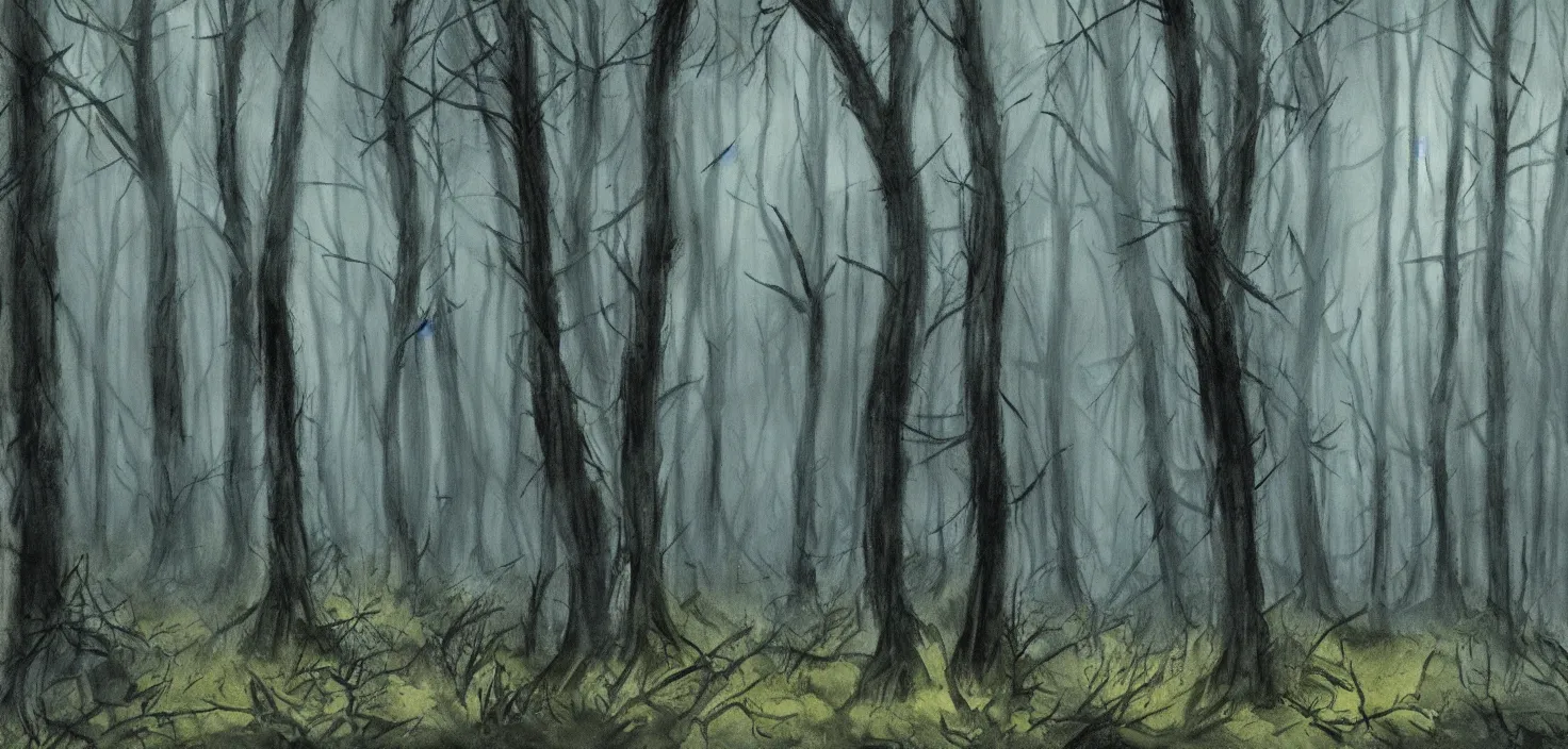 Image similar to dark forest by bisley simon