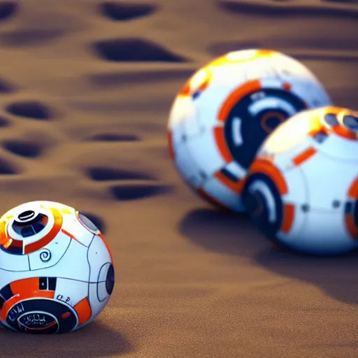 Image similar to bb 8 and hal 9 0 0 0 having a picnic, octane render, unreal engine, 8 k, hyperrealistic, photorealism