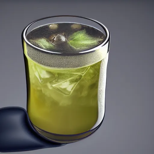 Image similar to photorealistic dreamy drink