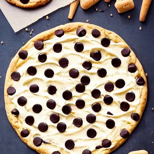 Image similar to cookie pizza