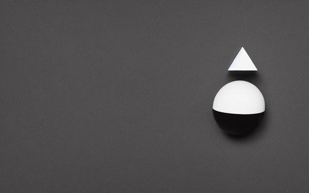 Image similar to one black sphere | one black cube | one black pyramid, on a white background