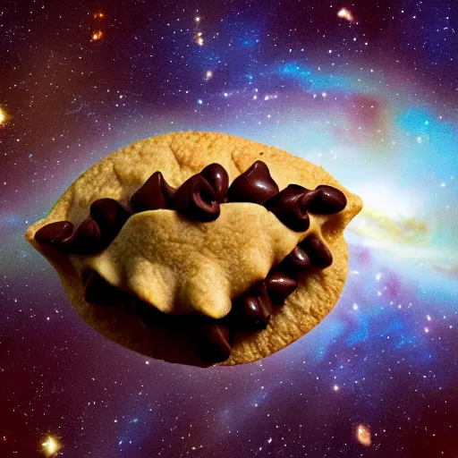 Image similar to a choco taco, 4k UHD picture, caught by hubble