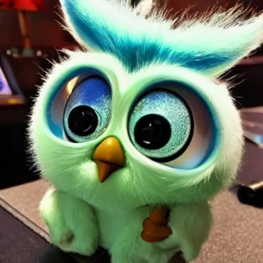 Prompt: cursed furby