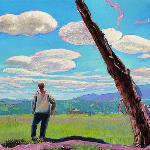 Prompt: artwork by David Schluss