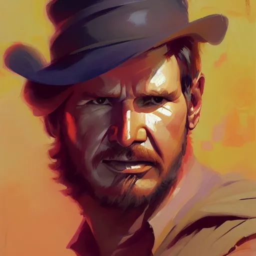 Image similar to portrait of harrison ford, warlock, organic painting, matte painting, bold shapes, hard edges, aesthetic octane render, trending on artstation, by greg manchess, huang guangjian, gil elvgren, sachin teng, greg rutkowski, jesper ejsing, rhads, ilya kuvshinov, cushart krenz