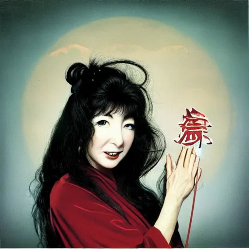 Image similar to japanese kate bush, album cover