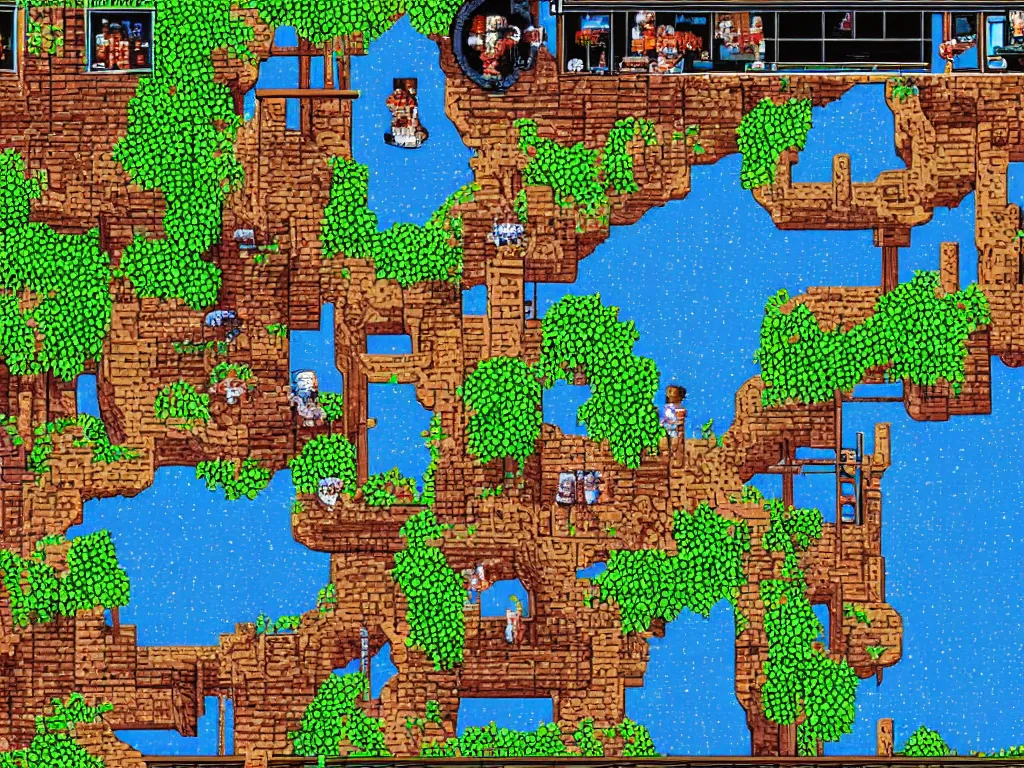 Image similar to Estonia as a Sega Mega Drive Genesis sidescroller game