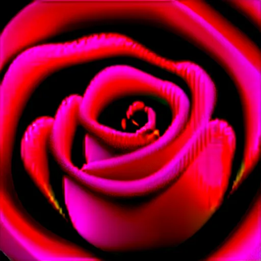 Image similar to award - winning macro of a beautiful black rose made of glowing molten magma