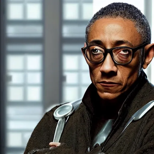 Image similar to Giancarlo Esposito as Doctor Doom