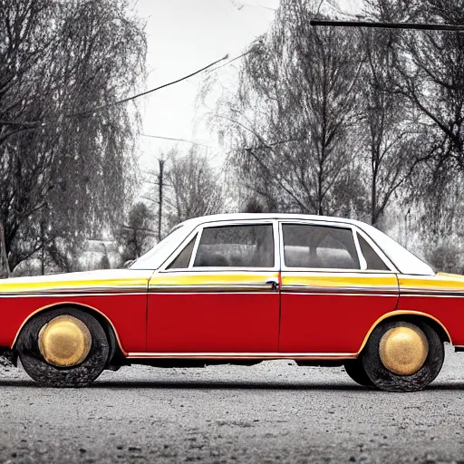 Image similar to old ussr car, retro car, iz, concept