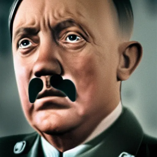 Prompt: Hitler in 2022, highly detailed, highly realistic photo, 4K