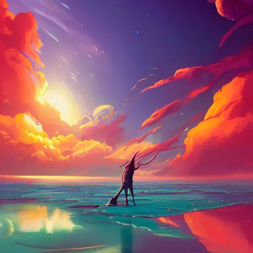 Image similar to narcissism, hedonism, retrowave, behance hd, concept art by jesper ejsing, by rhads, makoto shinkai cyril rolando, madgwick