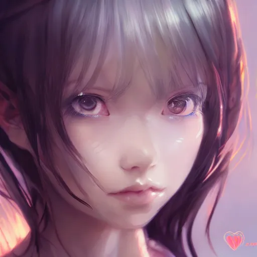 Image similar to cute girl anime portrait, extremely detailed eyes, intricate details, by stanley artgerm lau, wlop, rossdraws, james jean, andrei riabovitchev, marc simonetti, and sakimichan, tranding on artstation, unreal engine 5 rendering