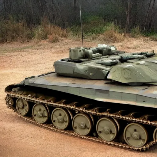 Image similar to future battle tank