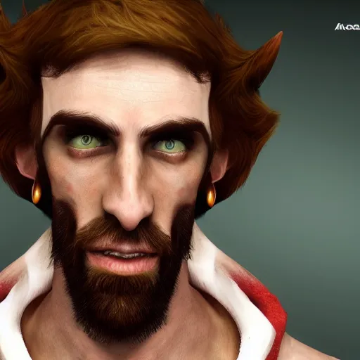 Image similar to asmongold, hyper realisitic, portrait, high detail, 8 k