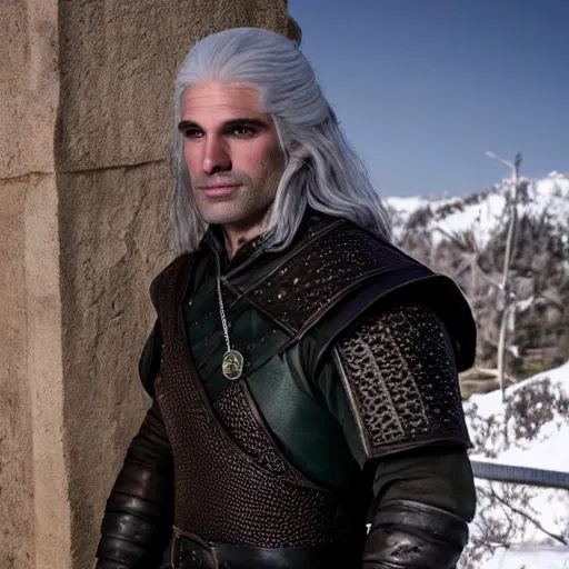 Image similar to anthony starr as geralt