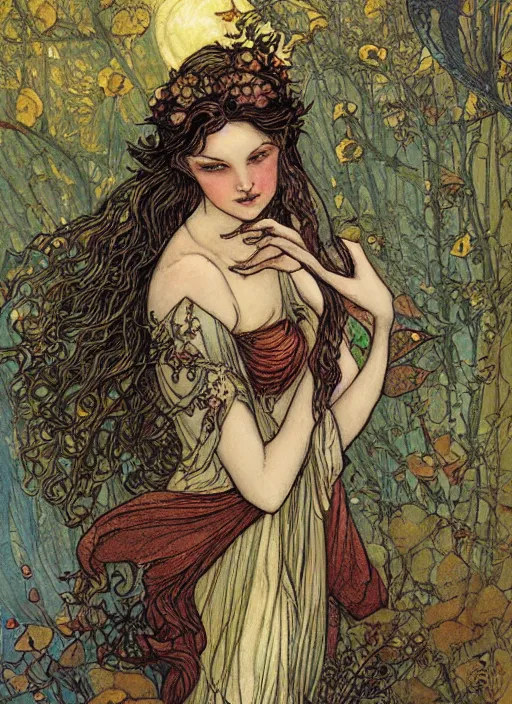 Image similar to a beautiful painting of a fairy princess by rebecca guay