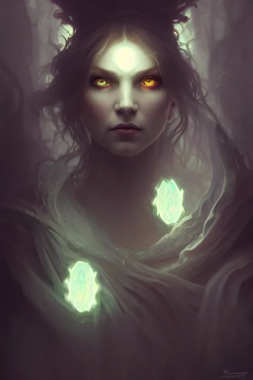 Image similar to photography alexey gurylev, ghostly ghost, mysterious, deep focus, d & d, fantasy, complex, elegant, highly detailed, digital painting, artstation, concept art, matte, clear focus, illustration, hearthstone, artgerm art, greg rutkovsky and alphonse mucha