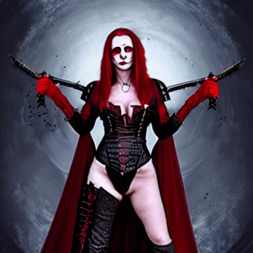 Image similar to photo of vampire warrior queen