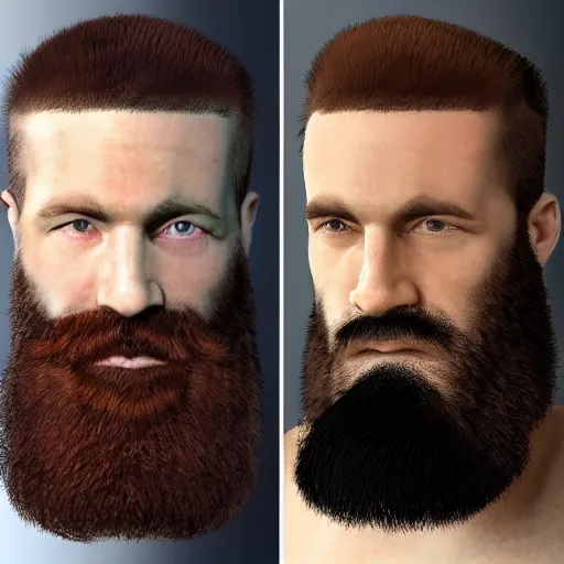 Prompt: beardthug, hyperrealistic