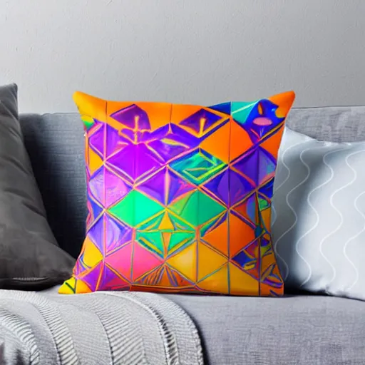 Image similar to abstract colorful platonic solids, sacred geometry