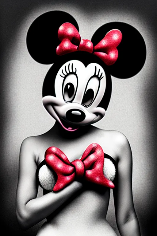 ArtStation - Drawing Minnie Mouse