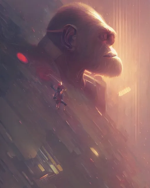 Prompt: bored ape, yuga labs, neon, cyberpunk, futuristic, stunning, highly detailed, digital painting, artstation, smooth, soft focus, illustration, art by greg rutkowski and alphonse mucha