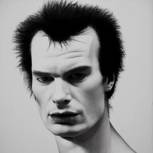 Image similar to sid vicious by robert mapplethorpe