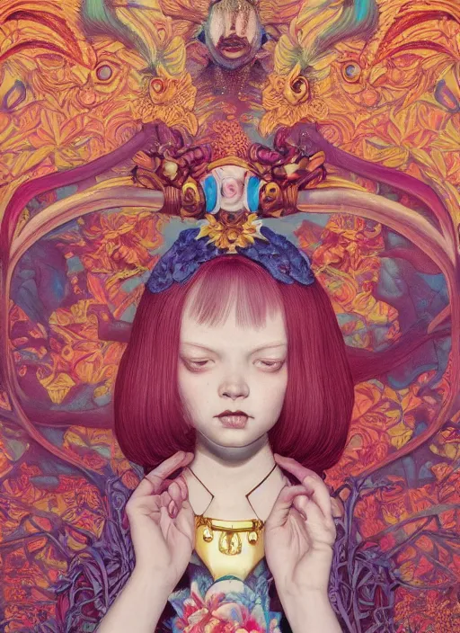 Image similar to beautiful girl :: by Martine Johanna and Simon Stålenhag and Chie Yoshii and Casey Weldon and Guillermo del toro :: ornate, dynamic, particulate, rich colors, intricate, elegant, highly detailed, centered, artstation, smooth, sharp focus, octane render, 3d