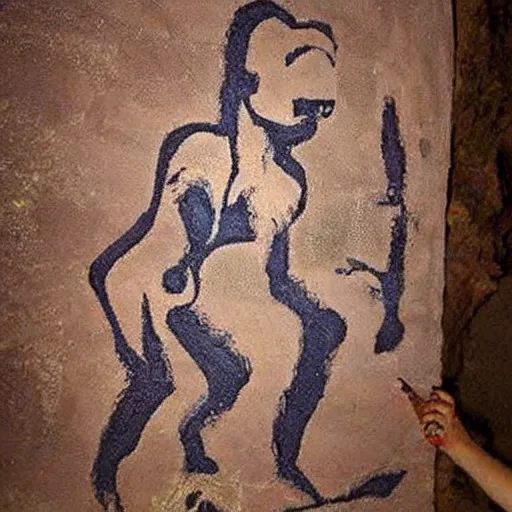 Prompt: cave-painting!!!!!!!!!!!!!!!!!!!!! cave-painting!!!!!!!!!!!!!!!!!!!!! of ((((((((((((((((baby groot))))))))))))))))