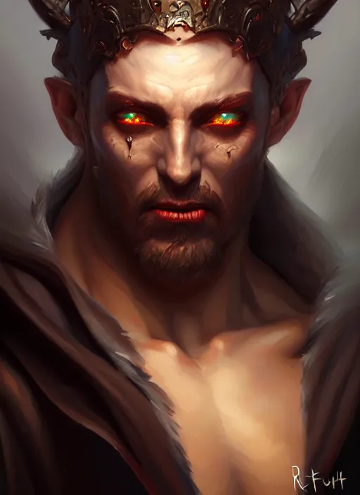 Prompt: a _ fantasy _ style _ portrait _ painting _ of fiend oil _ painting _ unreal _ 5 _ daz. _ rpg _ portrait _ extremely _ detailed _ artgerm _ greg _ rutkowski _ greg
