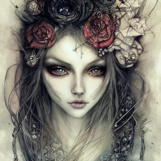 Image similar to a portrait in the style of anna dittmann and luis royo and arthur rackham.