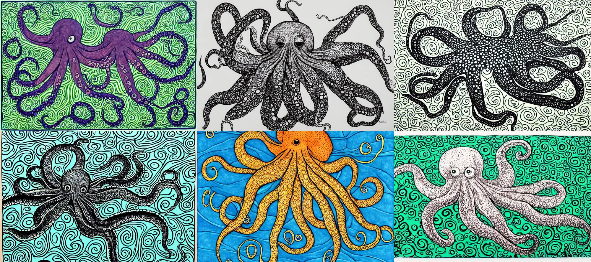 Prompt: octopus by Rachel Newling