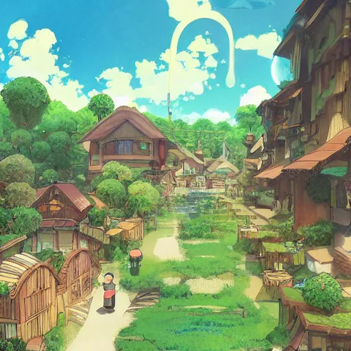 Solarpunk Anime HD wallpaper | Pxfuel