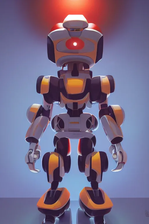 Image similar to metabots medabots medarotto medarot robot minimalist comics, behance hd by jesper ejsing, by rhads, makoto shinkai and lois van baarle, ilya kuvshinov, rossdraws global illumination ray tracing hdr radiating a glowing aura