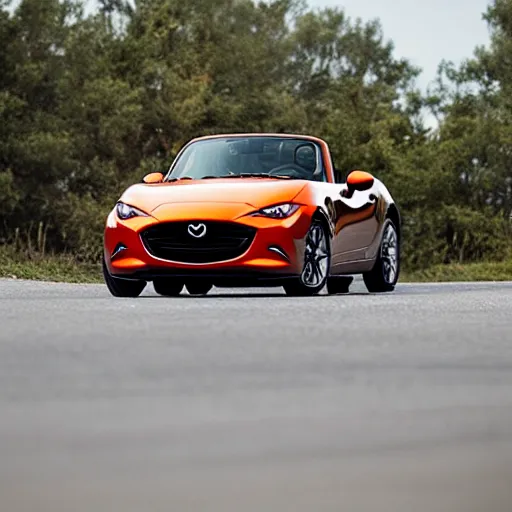 Image similar to 105mm photo of car full view mid distance photograph Mazda Miata from 2020