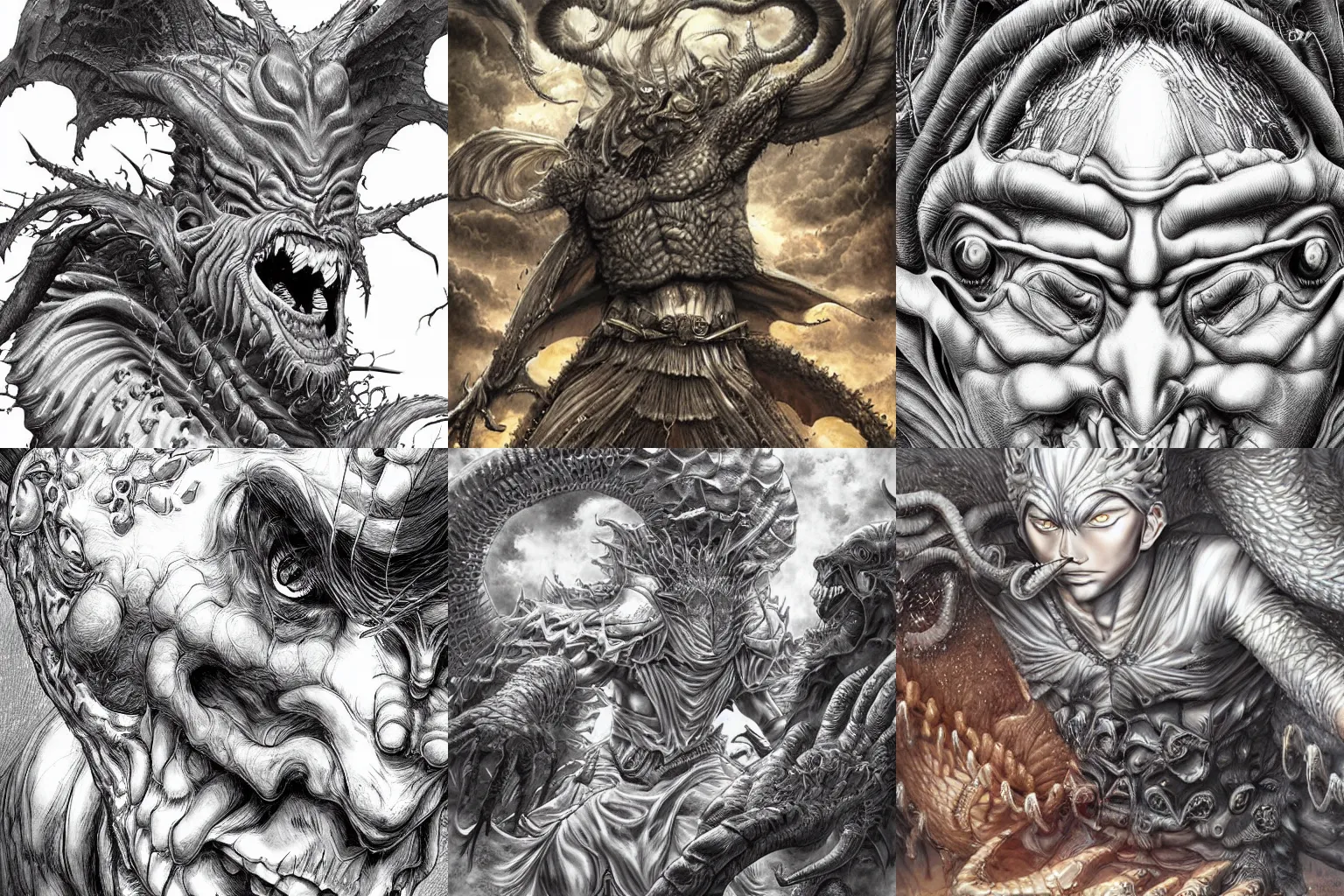Prompt: a stunning digital painting by kentaro miura, hyper-detailed