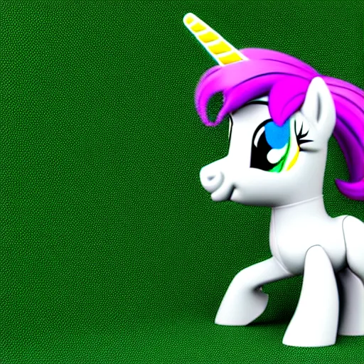 Image similar to white colored stoner pony from my little pony, marijuana themed, weed cutie mark, art, volumetric smoke, colorful, 3 d, render, wearing a black hoodie, soft lighting, green mane