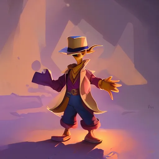 Image similar to hero world darkwing duck, behance hd by jesper ejsing, by rhads, makoto shinkai and lois van baarle, ilya kuvshinov, rossdraws global illumination