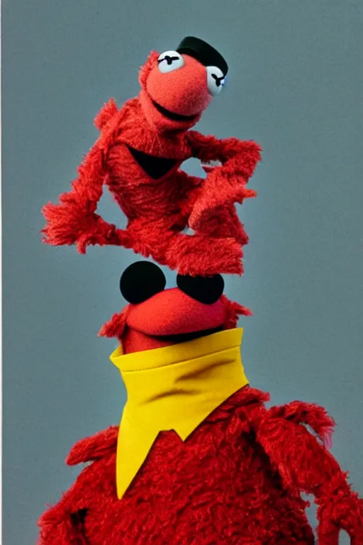 Image similar to a muppet by Stanley Kubrick