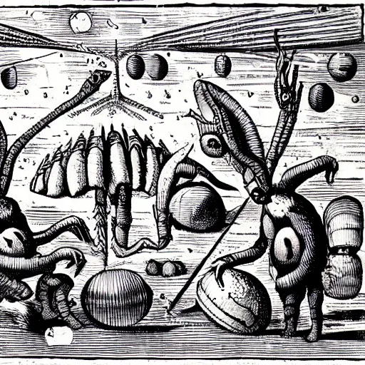 Image similar to illustration of aliens. 1 5 2 3