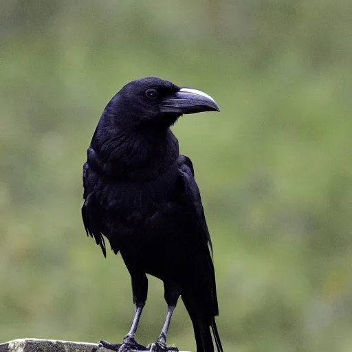 Prompt: a photo of a Crow