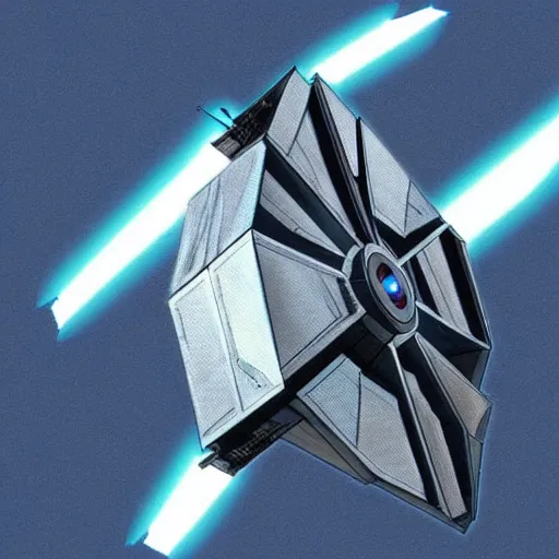 Prompt: a tie fighter from star wars