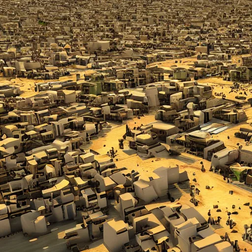 Prompt: photo of an african city, photorealistic