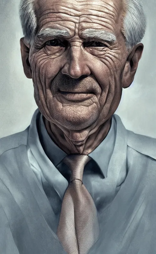 Image similar to old man doing hard work do what we can then leave it to god non - fiction elegant highly detailed digital painting 8 k uhd highly consistent object intricate sharp focus illustration highly anatomy form with remove unused object rendering by octane, art by robin eley, paul lung, samuel silva