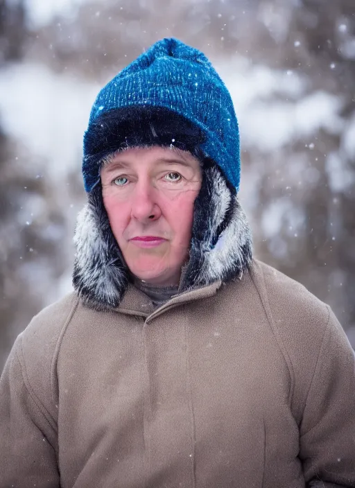 Image similar to portrait photo still of real life stan marsh, 8 k, 8 5 mm, f. 1 4