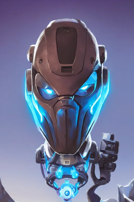 Image similar to epic mask helmet robot ninja portrait stylized as fornite style game design fanart by concept artist gervasio canda, behance hd by jesper ejsing, by rhads, makoto shinkai and lois van baarle, ilya kuvshinov, rossdraws global illumination radiating a glowing aura global illumination ray tracing hdr render in unreal engine 5